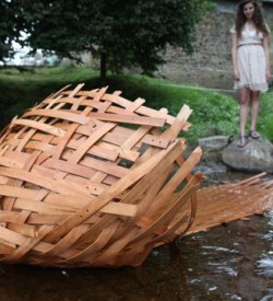 'The finished item' - made by water - where will & where can our tools take us - Tomas Kral workshops Boisbuchet 2012 - Image Dean Homicki