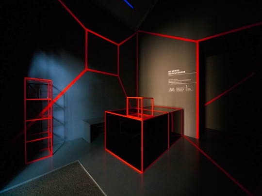 Australia Pavilion Foyer - The 'Cube' concept seamlessly transformed into furniture - 2010 - Image David Pidgeon
